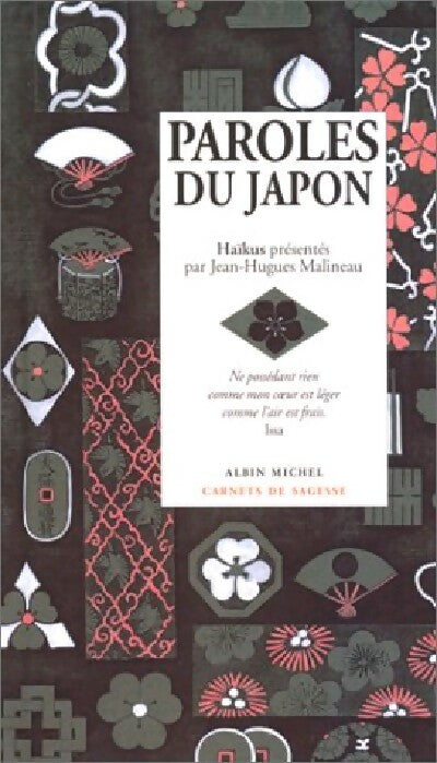 Livrenpoche : Paroles du Japon - Jean-Hugues Malineau - Livre