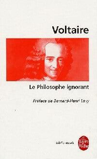Livrenpoche : Le philosophe ignorant - Voltaire - Livre