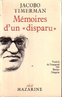 Livrenpoche : Mémoires d'un disparu - Jacobo Timerman - Livre