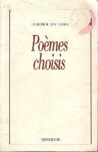 Poèmes choisis - Lubomir Levtchev -  Messidor GF - Livre