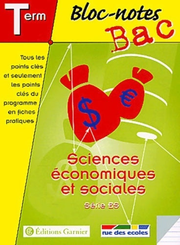 Livrenpoche : Sciences économiques et sociales : Terminales ES - X - Livre