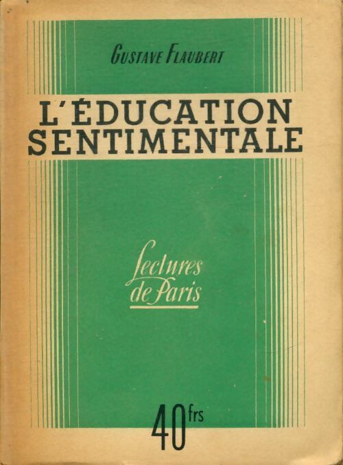 Livrenpoche : L'éducation sentimentale - Gustave Flaubert - Livre