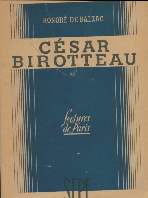 Livrenpoche : César Birotteau - Honoré De Balzac - Livre