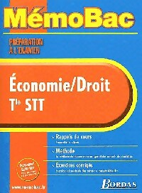 Economie / Droit Série STT : Sujets 1997 - Collectif -  MémoBac - Livre
