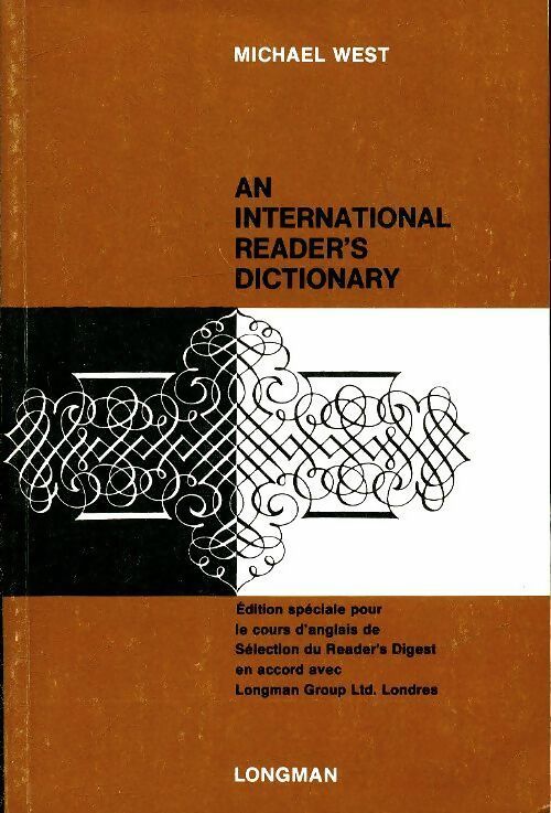 An international reader's dictionary - Michael West -  Longman - Livre