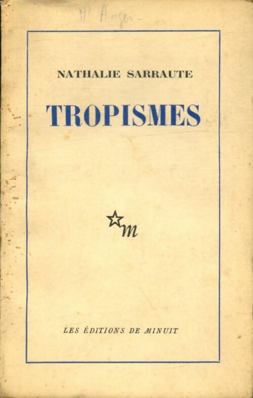 Livrenpoche : Tropismes - Nathalie Sarraute - Livre