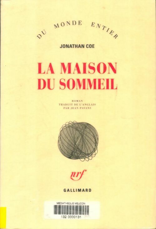 La maison du sommeil - Jonathan Coe -  Gallimard GF - Livre