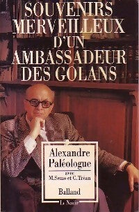 Livrenpoche : Souvenirs merveilleux d'un ambassadeur des golans - Alexandre Paléologue - Livre