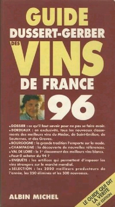 Guide des vins de France 1996 - Inconnu -  Albin Michel GF - Livre