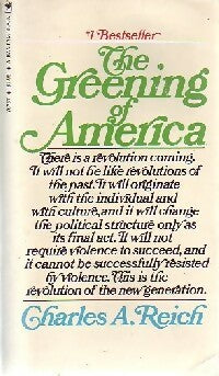 Livrenpoche : The greening of America - Charles A. Reich - Livre