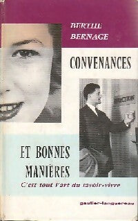 Livrenpoche : Convenances et bonnes manières - Berthe Bernage - Livre