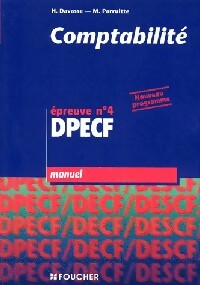 Livrenpoche : Comptabilité Epreuve n°4 DPECF Manuel - Henri Davasse - Livre