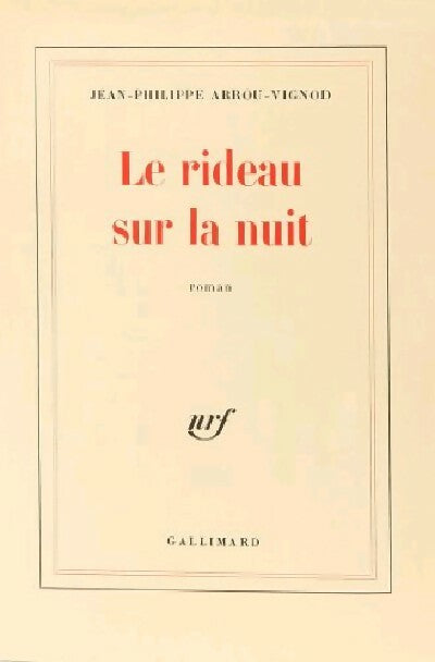 Livrenpoche : Le rideau sur la nuit - Jean-Philippe Arrou-Vignod - Livre