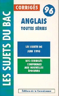 Livrenpoche : Anglais toutes séries Sujet et corrigés 96 - X - Livre