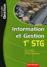 Livrenpoche : Information et gestion 1re STG - Haïm Arouh, Thierry Mercou, Christian Pérocheau - Livre