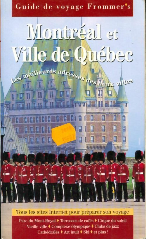 Montréal et ville de Québec - Inconnu -  Guide de voyage Frommer's - Livre