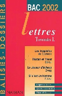Livrenpoche : Lettres Terminales L - Inconnu - Livre