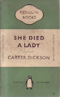 Livrenpoche : She died a lady - Carter Dickson - Livre