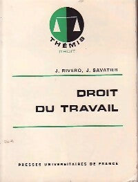 Livrenpoche : Droit du travail - Jean Rivero, Jean Savatier - Livre