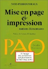 Livrenpoche : Mise en page & impression - Yves Perrousseaux - Livre