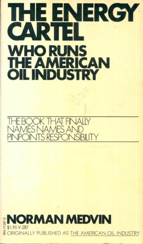 Livrenpoche : The energy cartel - Norman Medvin - Livre