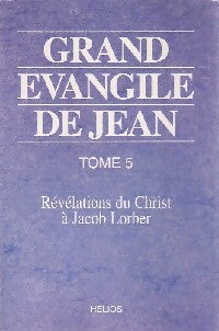 Livrenpoche : Grand Evangile de Jean Tome V - Inconnu - Livre