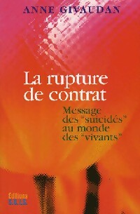 Livrenpoche : La rupture de contrat - Anne Givaudan - Livre