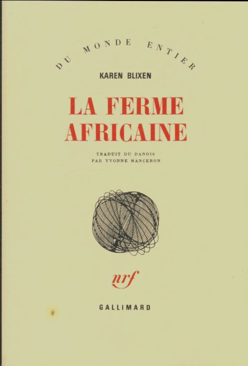 Livrenpoche : La ferme africaine - Karen Blixen - Livre