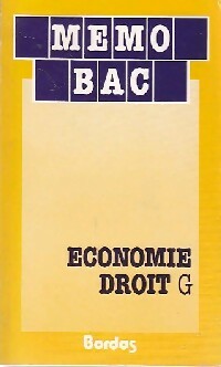 Livrenpoche : Economie Droit G - J. Meyer, M-C. Brongniart - Livre