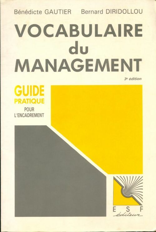 Livrenpoche : Vocabulaire du management - Bénédicte Gautier - Livre