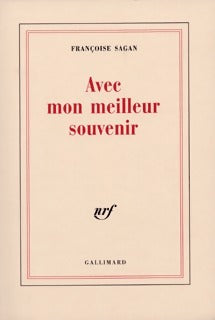 Livrenpoche : Avec mon meilleur souvenir - Françoise Sagan - Livre