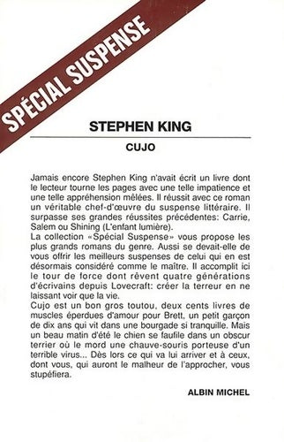 Livrenpoche : Cujo - Stephen King - Livre