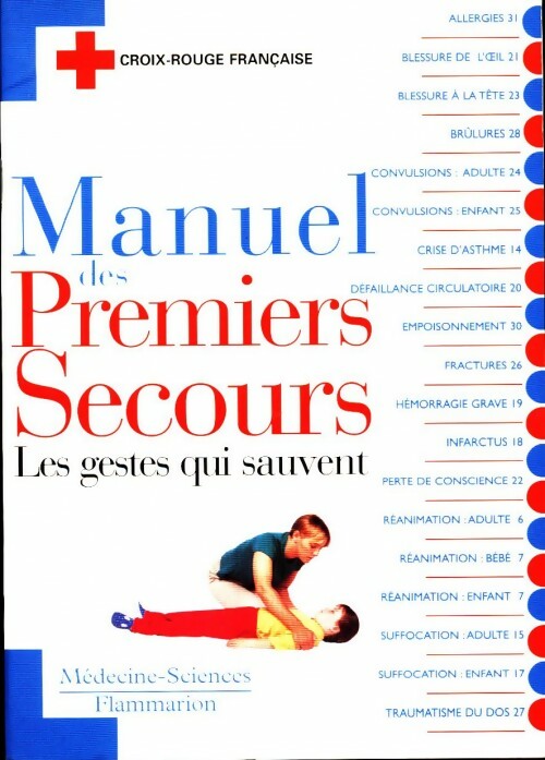 Manuel des premiers secours - Collectif - Livre