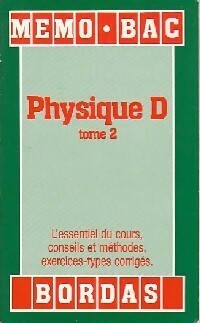 Livrenpoche : Physique D. Tome II - Jacques Fay - Livre