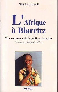 Livrenpoche : L'Afrique à Biarritz - Collectif - Livre