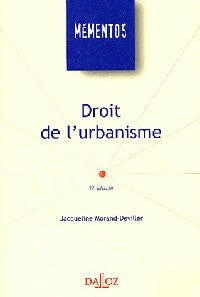 Livrenpoche : Droit de l'urbanisme - Jacqueline Morand-Deviller - Livre
