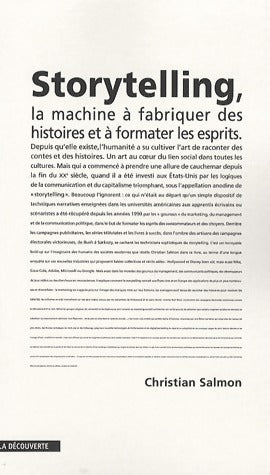 Livrenpoche : Storytelling - Christian Salmon - Livre