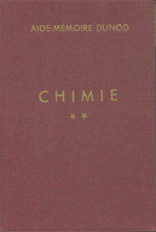 Livrenpoche : Chimie Tome II - J. Jousset - Livre
