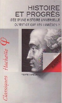 Livrenpoche : Histoire et progrès - Emmanuel Kant - Livre