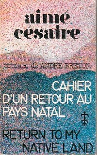 Cahier d'un retour au pays natal - Aimé Césaire - Livre