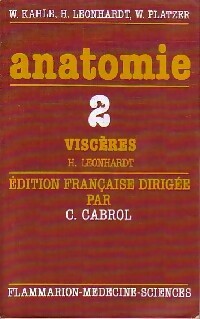 Livrenpoche : Anatomie Tome II : Viscères - H. Leonhardt - Livre
