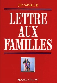 Livrenpoche : Lettre aux familles - Jean-Paul II - Livre