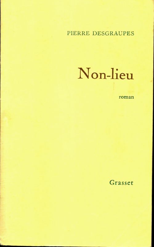 Livrenpoche : Non-lieu - Pierre Desgraupes - Livre