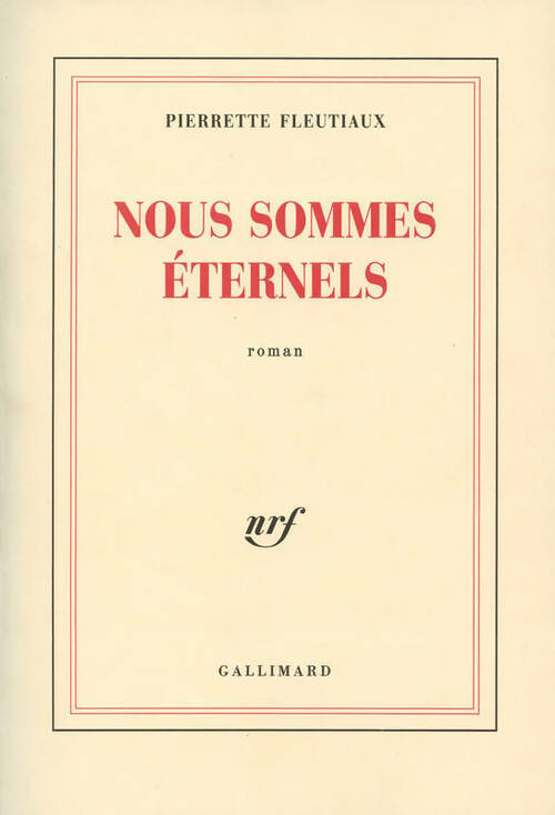 Livrenpoche : Nous sommes éternels - Pierrette Fleutiaux - Livre