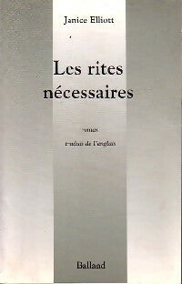 Livrenpoche : Les rites nécessaires - Janice Elliott - Livre