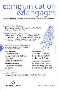 Livrenpoche : Communication & langages n°135 - Collectif - Livre