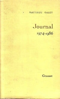 Livrenpoche : Journal (1974-1986) - Matthieu Galey - Livre