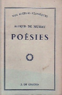 Livrenpoche : Poésies - Alfred De Musset - Livre