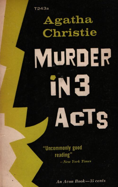 Murder in three acts - Agatha Christie - Livre