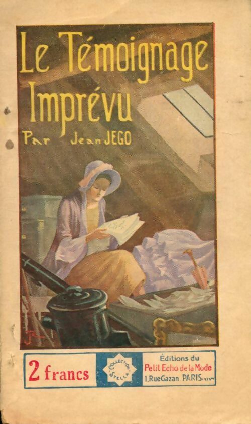 Livrenpoche : Le témoignage imprévu - Jean Jégo - Livre